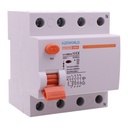 A2ZWORLD RCCB Interruttore Differenziale Selettivo Tipo S 100mA Classe A 3P+N 4M 10000A Ritardo 500ms AC 400V IP20 IEC61008-1 PR8HM