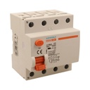 A2ZWORLD RCCB Interruttore Differenziale Puro Tipo AC 3P+N 4M 6000A 63A AC 400V IP20 IEC61008-1 PR8NM, Disponibili 30mA 300mA