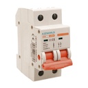 A2ZWORLD Interruttore Sezionatore Modulare 2P 2M AC 400V IP20 DH, Disponibili 25A 40A 63A 125A