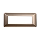 Placca Plastica ETTROIT Serie Solar 6 Posti/Moduli 506 Compatibile Con Bticino Matix, 13 Colori Disponibili