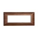 Placca Plastica ETTROIT Serie Solar 3 Posti/Moduli 503, Modello Satinato Compatibile Con Bticino Matix, 5 Colori Disponibili