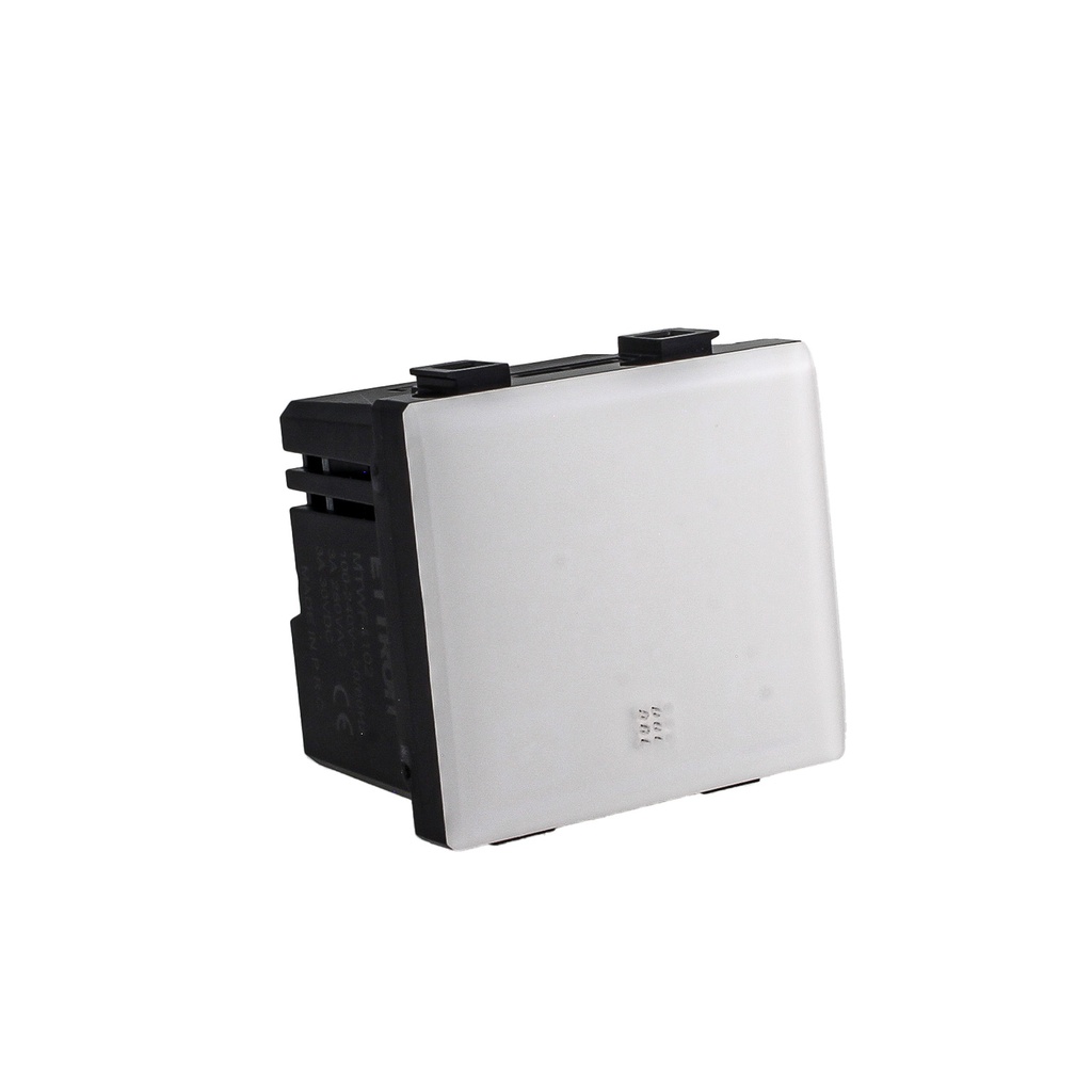 Serie Civile ETTROIT Bianco Compatibile Con Bticino Matix