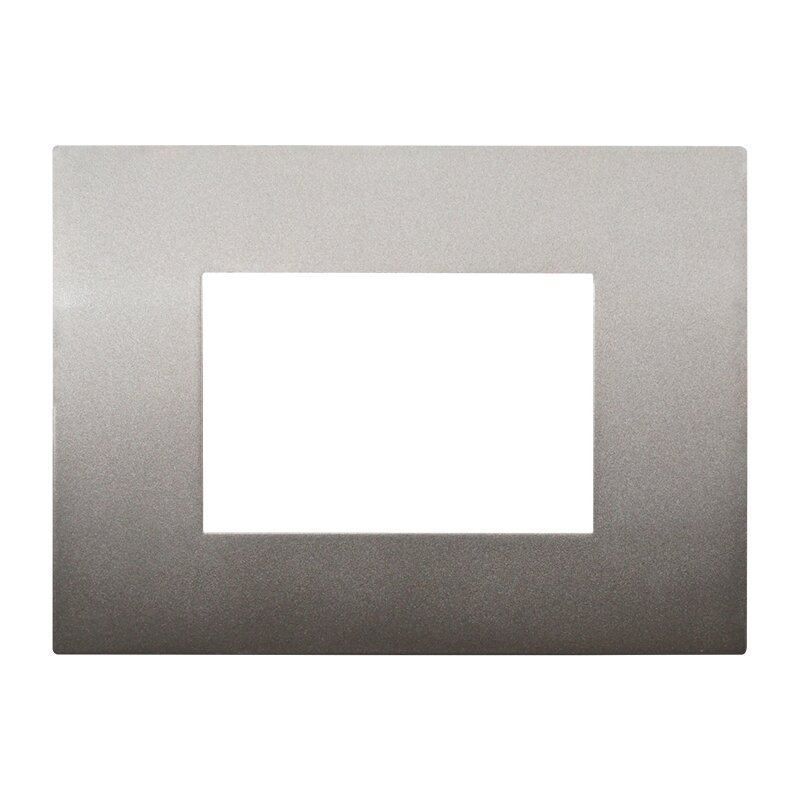 Placca Plastica ETTROIT Serie Venus 3 Posti/Moduli 503 Compatibile Con Vimar Arke, 14 Colori Disponibili