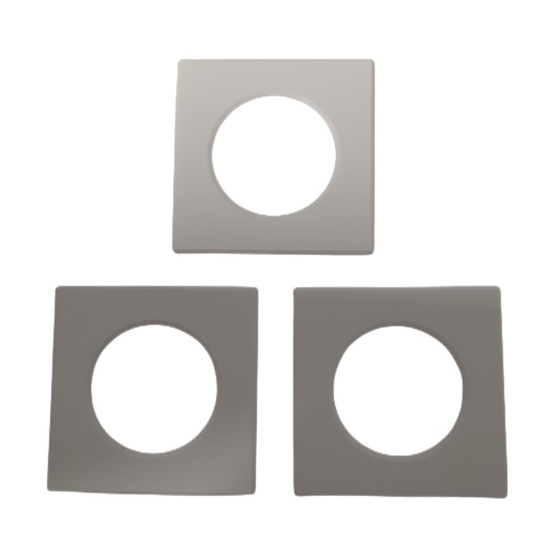 3 Pezzi Coperchi quadrati per faretti LED da incasso, compatibili FP8705W
