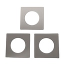 3 Pezzi Coperchi quadrati per faretti LED da incasso, compatibili FP8705W