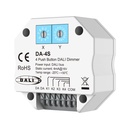 Dimmer DALI 4 Pulsanti DA-4S Master Controller DALI per LED Controllo 4 Indirizzi Scene Gruppi Broadcast Montaggio Scatola 503
