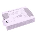 Centralina Led Dimmer Push WIFI, RF 2.4G, Pulsante NO, Controller PWM 5 In 1, DC5-24V 720W 5CHX10A Max 30A, per Striscia Led Mono Colore, CCT, RGB, RGBW, RGBCCT 