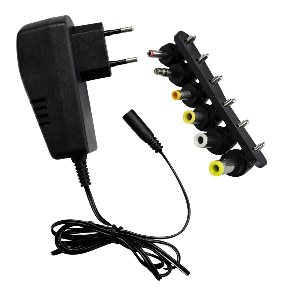 [CV7024] Adattatore di Alimentazione DC Universale Trasformatore Alimentatore 3V 4,5V 5V 6V 7,5V 9V 12V 2A
