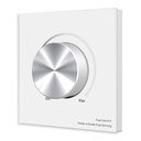 Pannello Rotary DALI WiFi Master, Bianco con Manopola, App Tuya Smart Life, RF 2.4GHz, Alimentazione Bus 16VDC o 24VDC, Per Monocolore CCT RGB RGBW RGB+CCT, 86X86mm