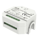 Interruttore Bluetooth Casambi, Relè Smart con Contatto Pulito 10A, RF 2.4GHz, Pulsante Esterno, per Luci LED Non Dimmerabili 220V, APP e Telecomando
