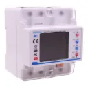 Relè di Protezione Trifase WiFi, 100A con Riarmo Automatico, Misuratore Energia kWh, Protettore Sovratensione Sottotensione Sovracorrente e Dispersione, App Smart Life Tuya, Guida DIN 4 Moduli