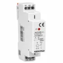 Relè Intermedio Modulare AC230V AC/DC24V, per Guida DIN, Indicatore LED, 1 Modulo, Contatti SPDT, per Automazione Quadri Elettrici
