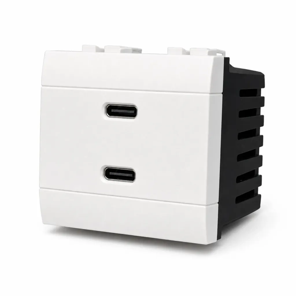 Serie Civile A2ZWORLD MBL Bianco Compatibile Con Bticino Living Light