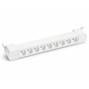 Faro Led Binario Monofase, Bianco Lineare 34cm 18W 1800lm 24° Orientabile, Disponibili 3000K 4000K