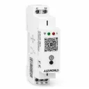 Relè Temporizzato WIFI Modulare, 220V 16A, Timer Temporizzatore Smart Tuya, 1 Modulo Barra DIN, 1 contatto SPDT, Comando App e Manuale