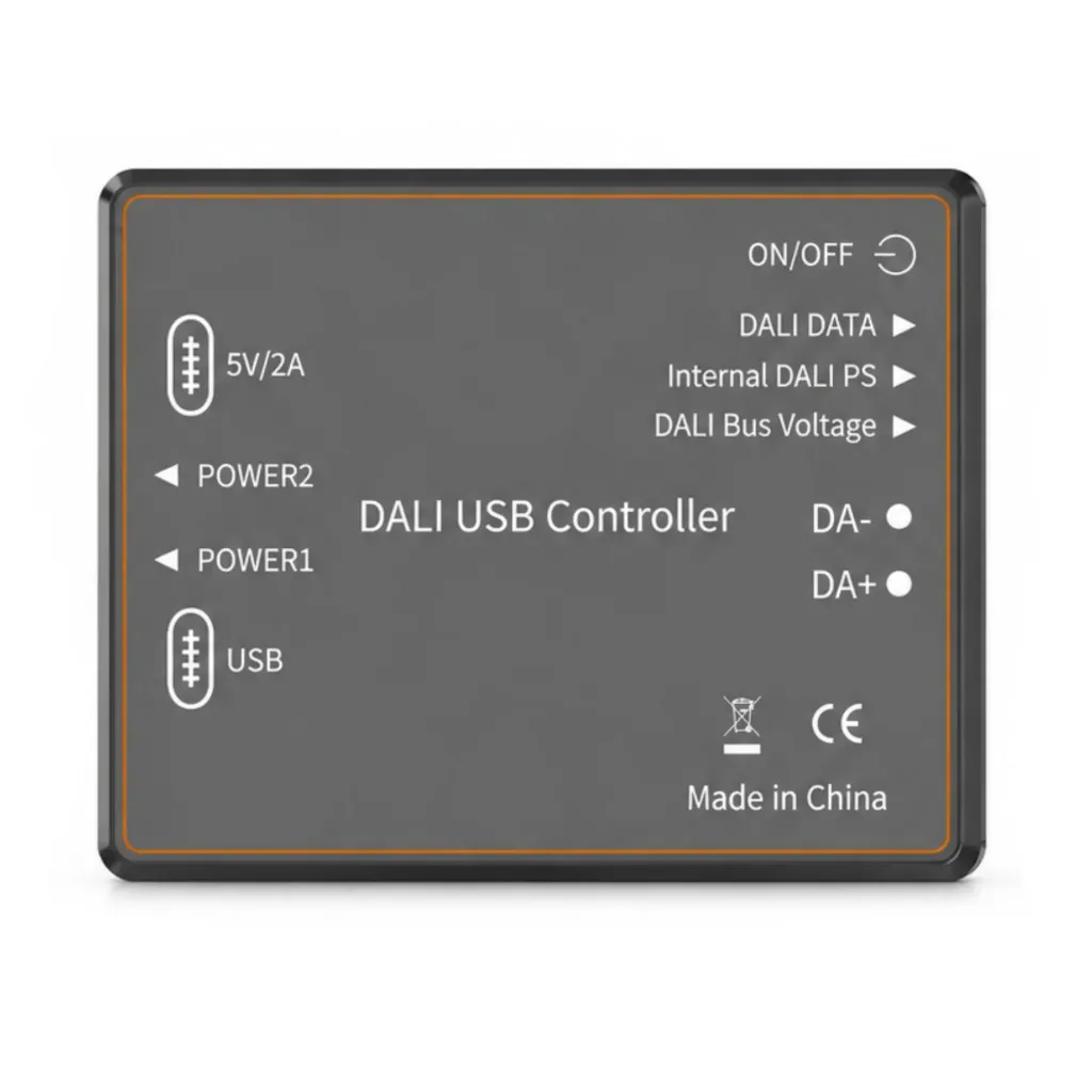 DALI USB Controller PC, Interfaccia USB-C per Configurazione e Indirizzamento DALI