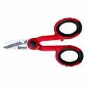 Forbici per Elettricista 145 mm, Taglia e Spelacavi, Acciaio Inossidabile
