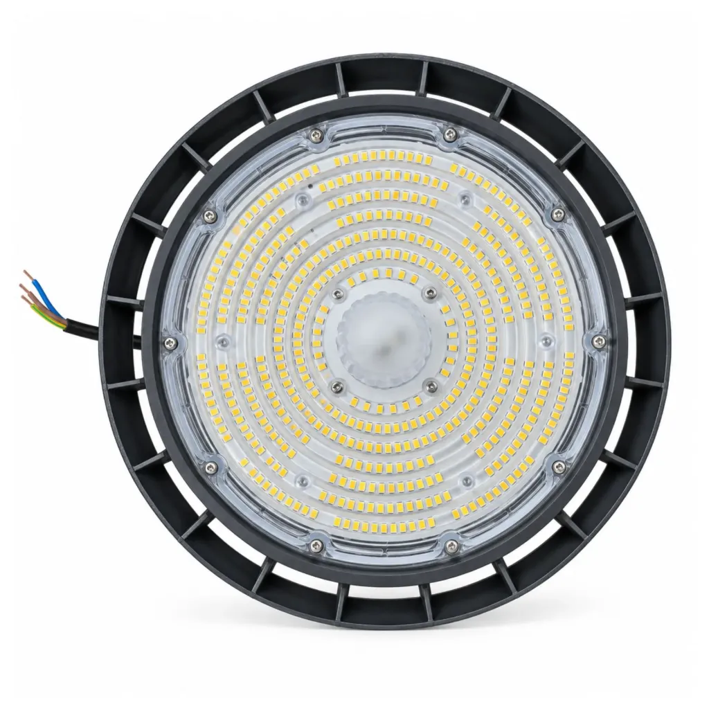 Faro Led Industriale UFO CCT 150W 160lm/W 24000 LM IP65 Disco Rotondo Per Capannoni