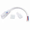 Kit Accessori per Striscia LED 220V SL22011, Cavo Alimentazione+Tappo Chiusura+Terminale Con Foro