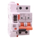 MCB Interruttore Magnetotermico WIFI Con Riarmo Automatico, Curva C 2P 3M 10kA AC 400V IP20 GYM9H, App Tuya