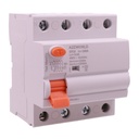 RCCB Interruttore Differenziale Selettivo Tipo A S 500mA/0.5A 3P+N 4M 10kA AC 400V IP20 Elettromeccanico IEC61008-1 GYL9, Corrente Disponibili 63A 100A