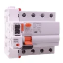 RCCB Interruttore Differenziale Selettivo Con Riarmo Automatico, Tipo S Classe A 1000mA/1A 3P+N 4M 10kA AC 400V IP20 Elettromeccanico IEC61008-1 GYL9, Corrente Disponibili 63A 100A