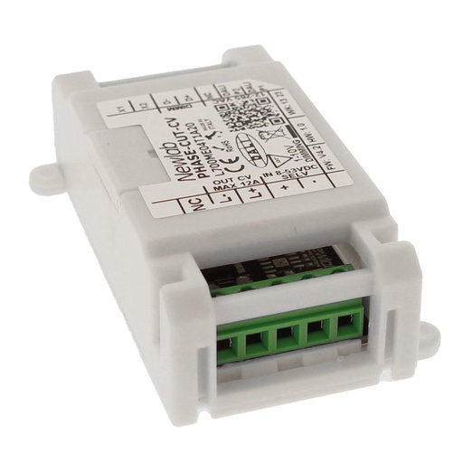 [NL-PHASE-CUT-CV] Newlab PHASE-CUT-CV Led Dimmer 12A 12V 24V 48V Ingresso Taglio di Fase Pulsante DALI 0/1-10V Potenziometro