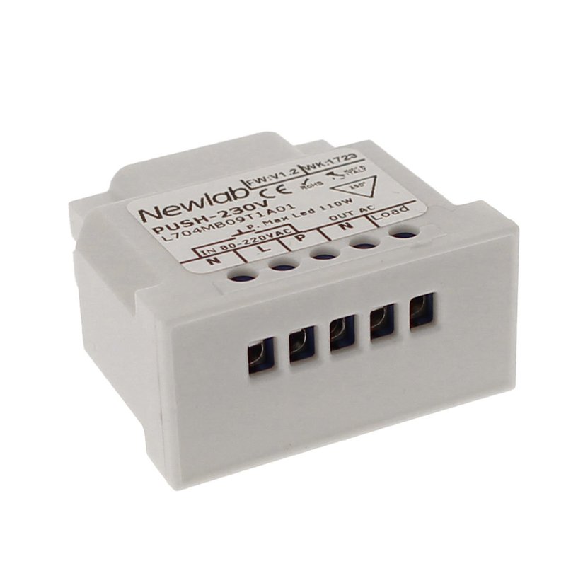 [NL-PUSH-230V] NEWLAB PUSH-230V Led Dimmer Taglio di Fase Con Ingresso Pulsante 110V 220V Max 230W