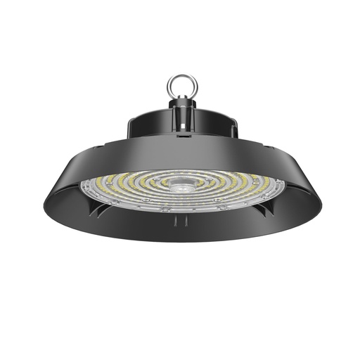 [FE4200N] Faro LED Industriale UFO 200W 150W 100W Regolabile, 32000LM 160lm/W 4000K Neutro IP65 Dimmerabile 0-10V, Lampada LED High Bay Rotonda per Capannoni Magazzini 5 Anni Garanzia