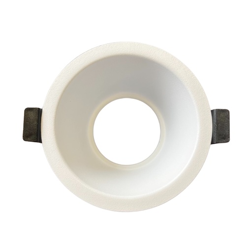 [CL0010W] Porta Faretto Da Incasso Bianco, Per Led GU10 MR16 Rotondi, Foro 75mm, 96X60mm, Profondo Effetto Retroilluminato