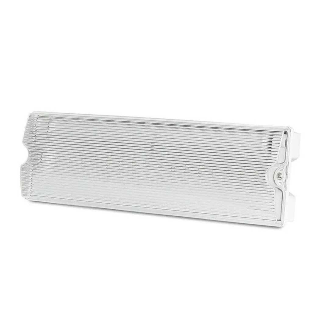 [LP0523F] Plafoniera Lampada Di Emergenza Led SA e SE Montaggio A Plafone 3W Autonomia 3 Ore 6000K IP65 Interno Esterno SKU-83111