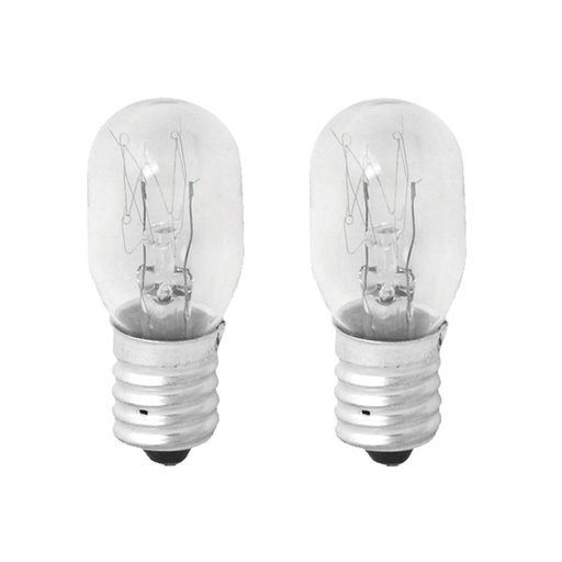 [AB350555] 2 Lampadine Frigorifero Lampadina E14 15W 230V 80LM 2800K Vetro Trasparente