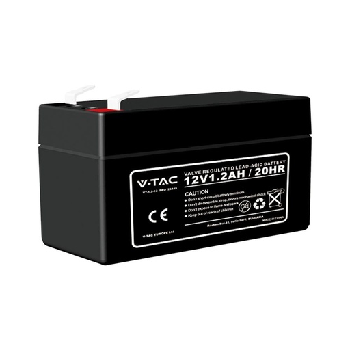 [CM23449] Batteria al Piombo Acido 12V 1.3Ah per Allarmi, Videosorveglianza, UPS Terminali T1 97*43*52mm SKU-23449