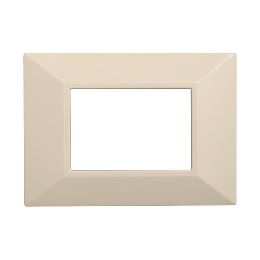 [BAN90309] ETTROIT Placca Piramide Serie Moon 3P Colore Sabbia Compatibile Con Bticino Axolute