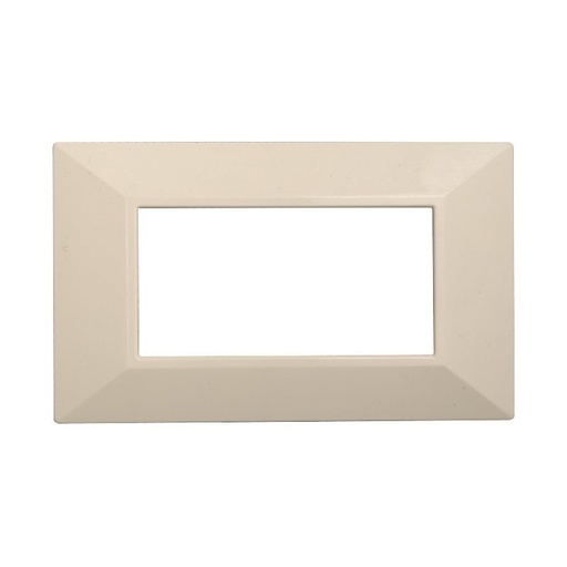 [BAN90409] ETTROIT Placca Piramide Serie Moon 4P Colore Sabbia Compatibile Con Bticino Axolute