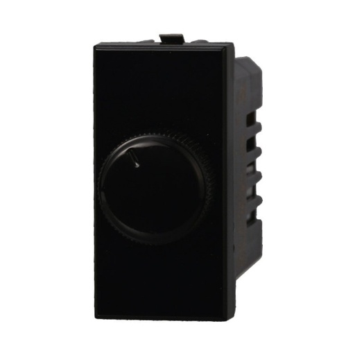 [BAN1301] ETTROIT Regolatore Dimmer A Manopola 220V 100-1000W Colore Nero Compatibile Con Bticino Axolute