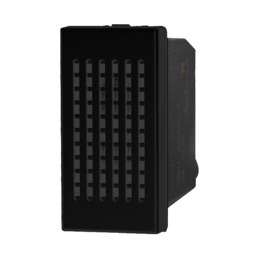 [BAN1601] ETTROIT Suoneria 220V 6A Colore Nero Compatibile Con Bticino Axolute