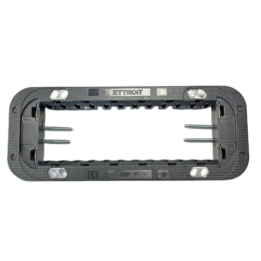 [BAN0206S] Supporto Slim Sottile 6P Serie Moon 6 Posti Per Scatole 506 Compatibile Con Bticino Axolute Air