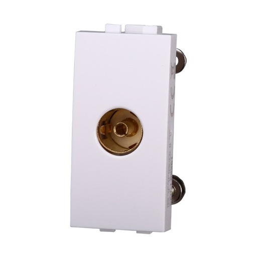 [BLB2251] ETTROIT Connettore Presa TV Terminale Femmina Colore BIANCO Compatibile Con Bticino Living Light