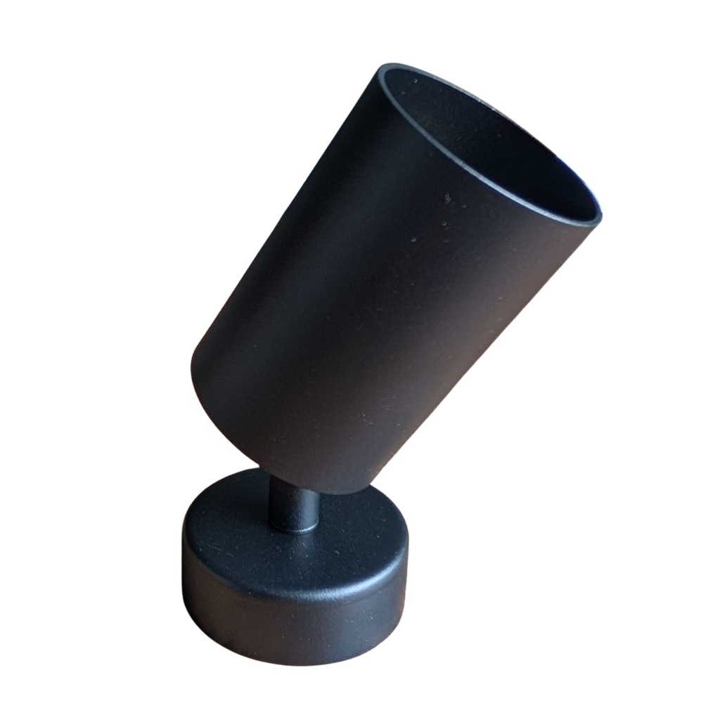 Faro Lampada Led Da Soffitto Parete GU10 Orientabile Colore Nero