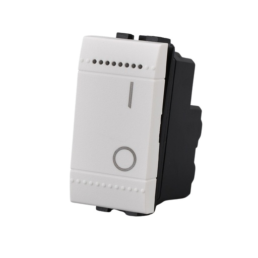 [MBL1051] Interruttore Bipolare 2P 16A 220V MBL Bianco 1M Compatibile Bticino Living Light Illuminabile BLB0402