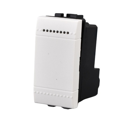 [MBL1081] Pulsante NO 1P 16A 220V MBL Bianco 1M Compatibile Bticino Living Light BLB1001
