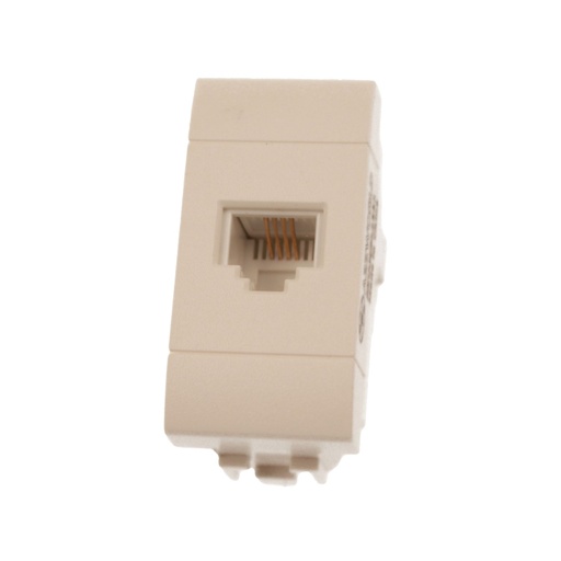[MBL1221] Connettore Telefonica Presa RJ11 MBL Bianco 1M Compatibile Bticino Living Light BLB2354