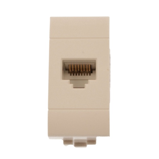 [MBL1231] Connettore Rete Presa Dati RJ45 CAT6 MBL Bianco 1M Compatibile Bticino Living Light BLB2356