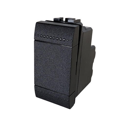 [MBL2051] Interruttore Bipolare 2P 16A 220V MBL Nero 1M Compatibile Bticino Living International Illuminabile BLN0402