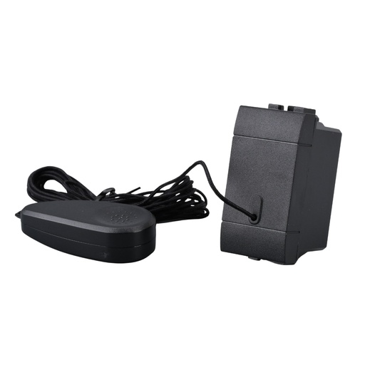 [MBL2091] Pulsante Tirante Con Corda 1P 16A 220V MBL Nero 1M Compatibile Bticino Living International BLN1101