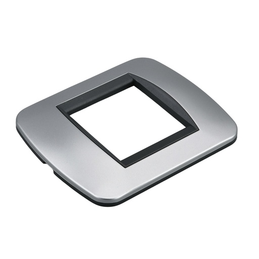 [MBL70213] Placca Plastica Ovale MBL 2M Grigio Compatibile Bticino Living