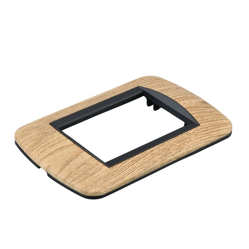 [MBL70318] Placca Plastica Ovale MBL 3M Legno Chiaro Compatibile Bticino Living BLN88304