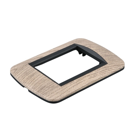 [MBL70319] Placca Plastica Ovale MBL 3M Legno Scuro Compatibile Bticino Living BLN88305