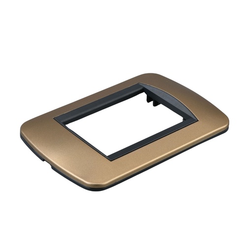[MBL70321] Placca Plastica Ovale MBL 3M Oro Compatibile Bticino Living BLN88311